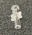 Female luer lock syringe to 0.5cc straw adapter, 20 / pack