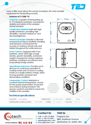 REFRIGERATED OOCYTE INCUBATOR T-CUBE 19