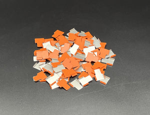 Cane Tabs, Orange, 100/Bag