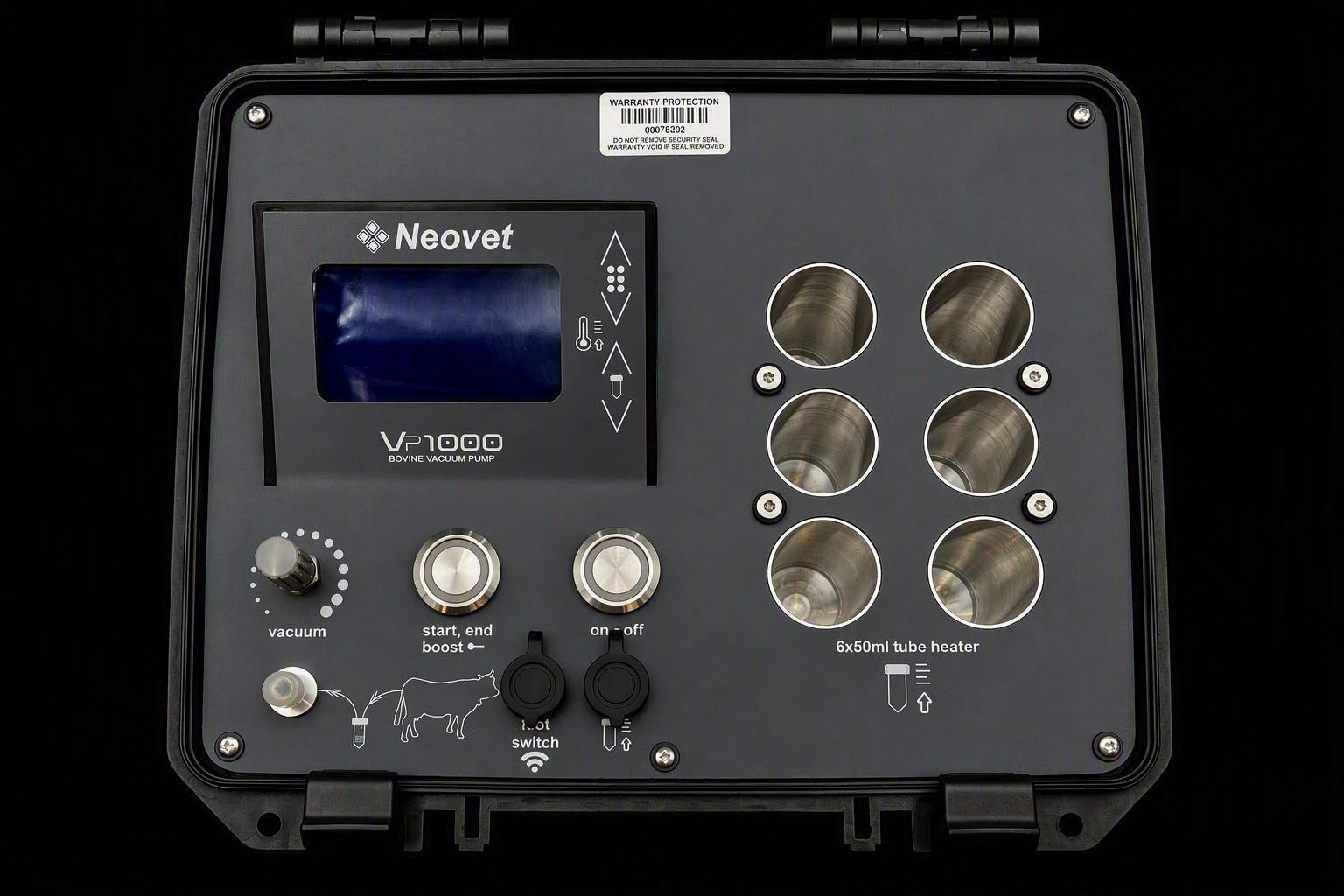 Vacuum pump for oocyte aspiration in bovine