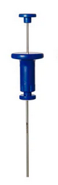 ET Transfer Rod for Bovine, 21 inch, 0.50cc, Auto-Lock, Plastic, Blue, Each