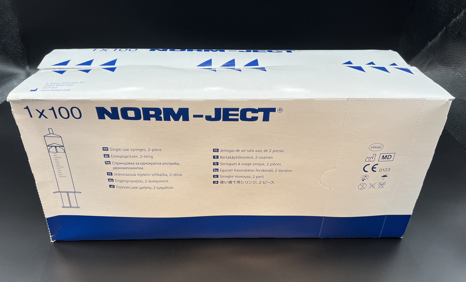 Syringe, Luer Slip, 20cc, 100/Box