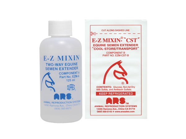 E-Z Mixin CST, equine semen extender with amikacin sulfate, includes water, each