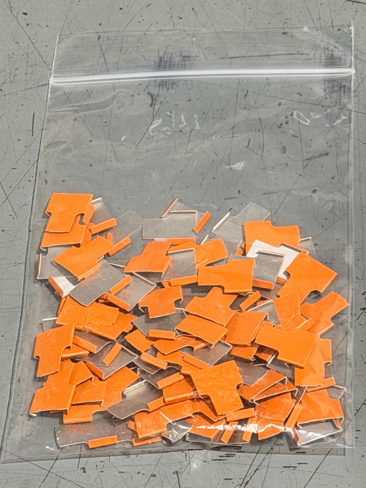 Cane Tabs, Orange, 100/Bag