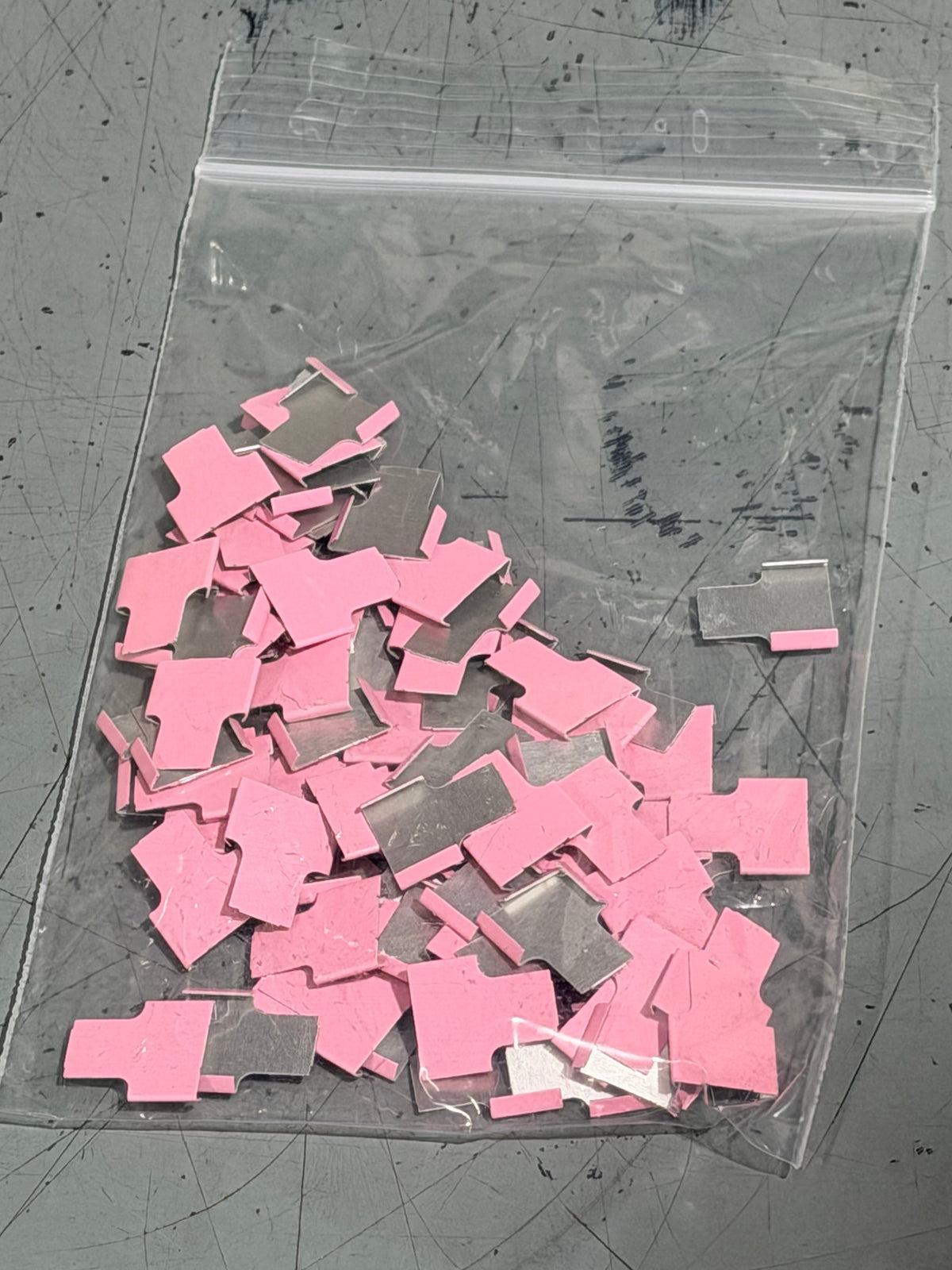 Cane Tabs, Pink, 100/Bag
