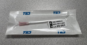 Needle for OPU aspiration, 18g, luer slip, 100 / box, each