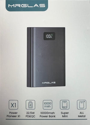 MRGLAS Portable Charger PD 22.5W, 10000mAh Power Bank USB C, each