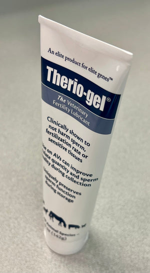 Therio-gel® Lubricant for veterinary fertility, patented formula, 10 x 5 oz tubes per box, each