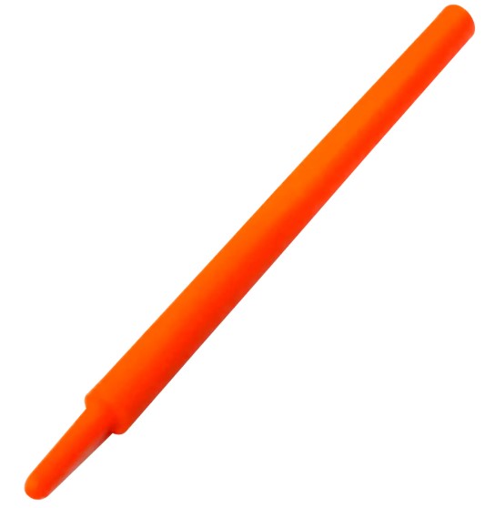 Sealing  / ID plug for 0.25cc straw, 47mm long, orange, not sterile, 100/pk