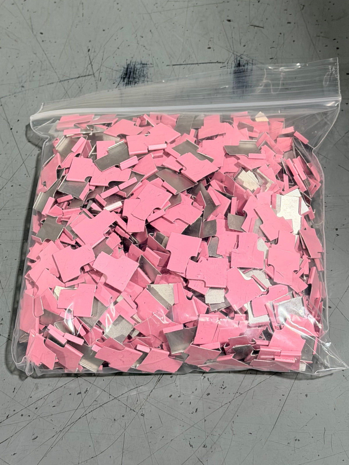 Cane Tabs, Pink, 1000/Bag