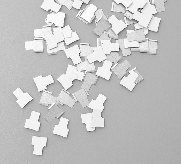 Cane Tabs, White, 1000/Bag