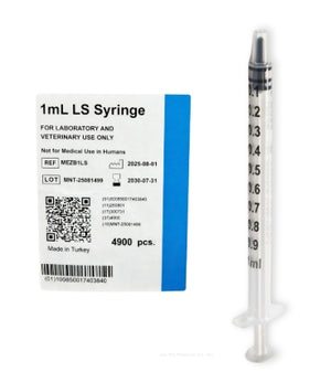 EZ-Dose Luer Slip Syringe, TB, RTP, 1cc, 100 / box