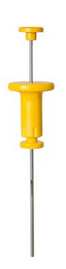 ET Transfer Rod for Bovine, 21 inch, 0.50cc, Auto-Lock, Plastic, Yellow, Each