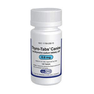 Thyro-Tabs Rx, 0.8 mg x 120 ct