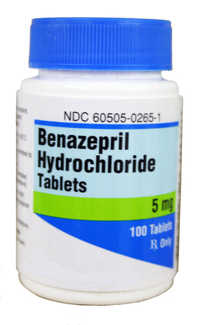 Benazepril Rx, 5 mg x 100 ct