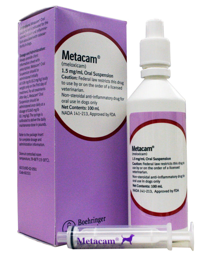Metacam Oral Suspension Rx, 1.5 mg/ml x 100 ml