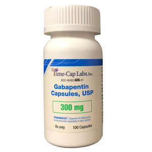 Rx Gabapentin Caps, 300 mg, 100 Count