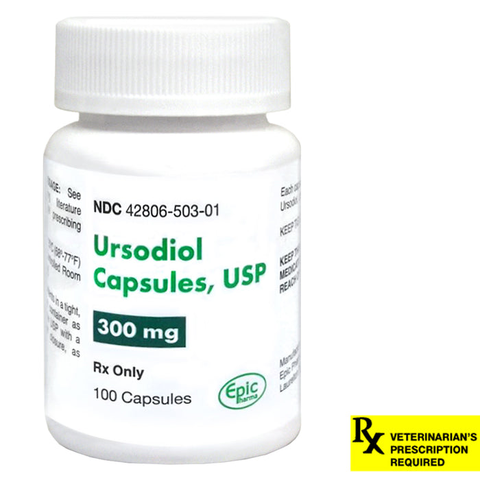 Ursodiol Rx Capsules, 300 mg x 100 ct