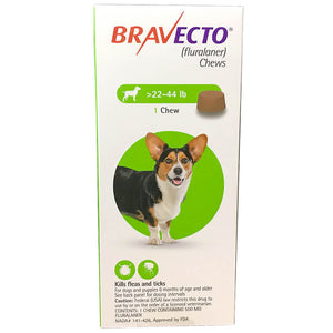 Rx Bravecto Chews 22-44LB
