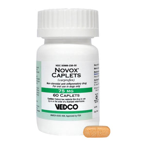 Rx Novox Caplets, 75 mg x 60 ct