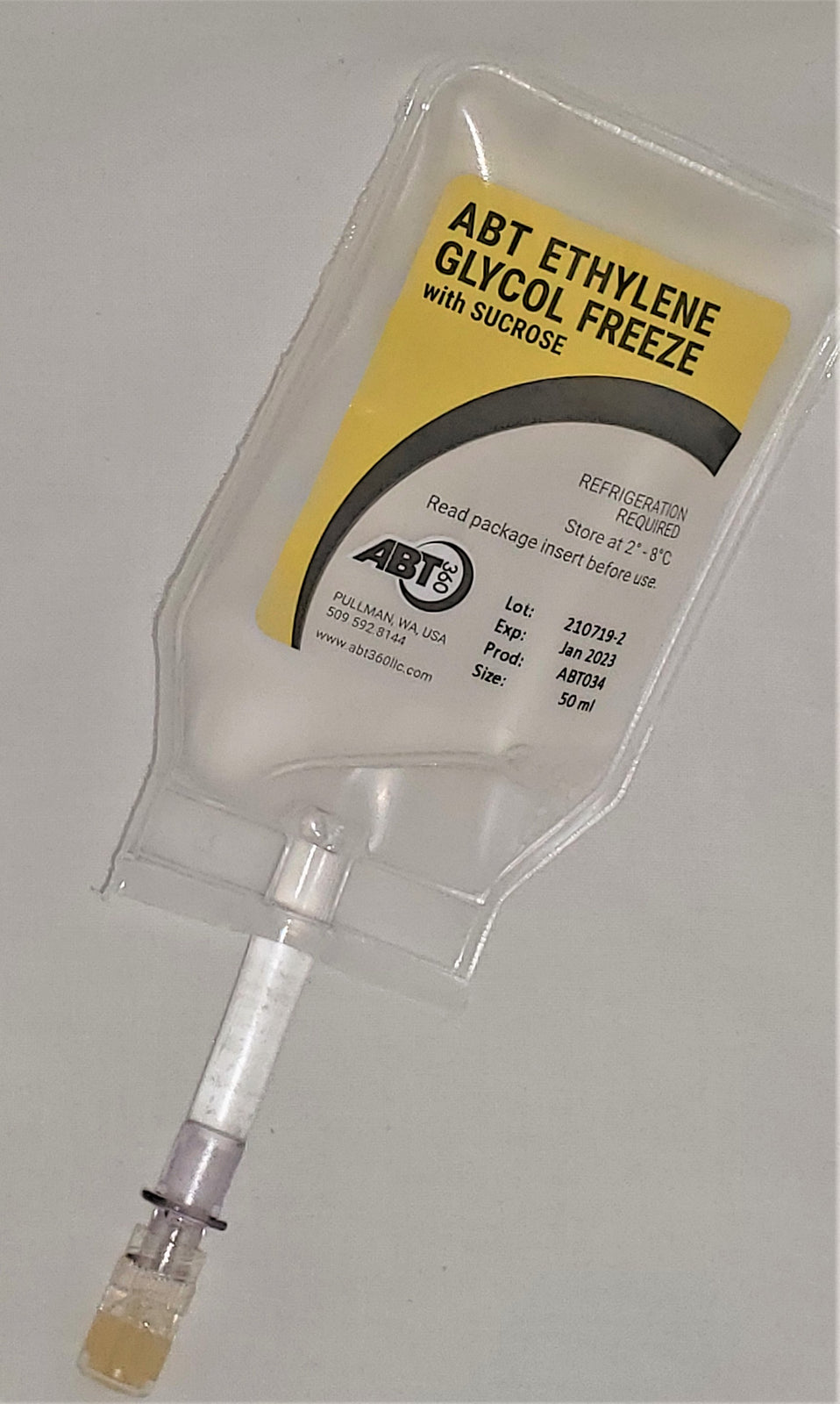 Ethylene Glycol Freeze, w/ Sucrose, 50ml, Each