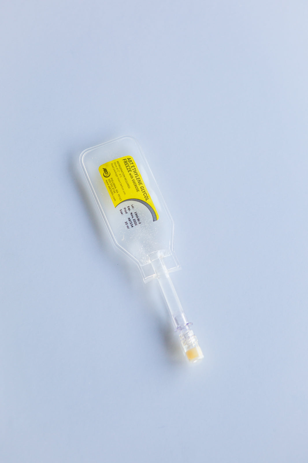 Ethylene Glycol Freeze, w/ Sucrose, 20ml Bag, Each