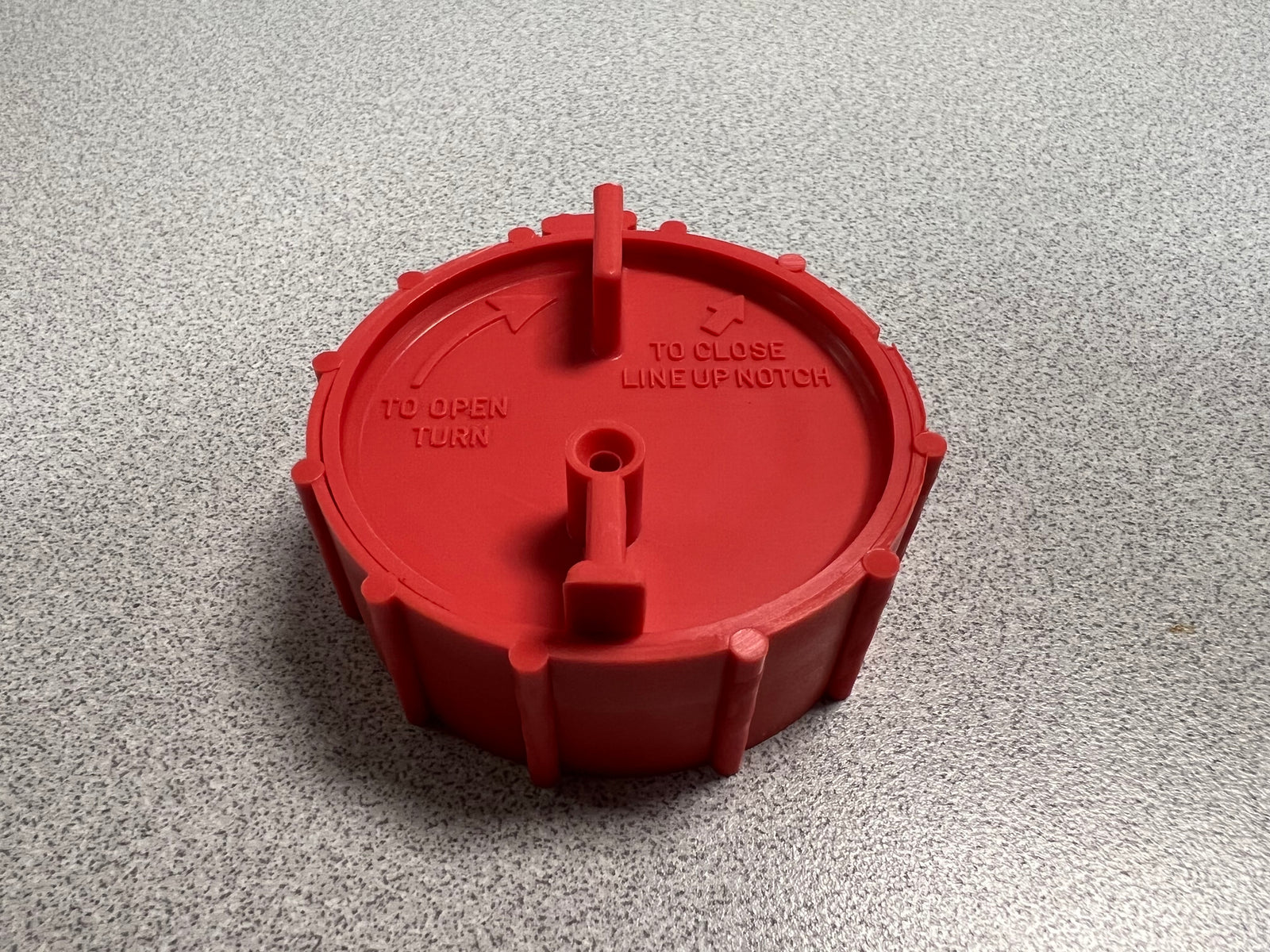 Straw cutter, 0.25cc, red, each