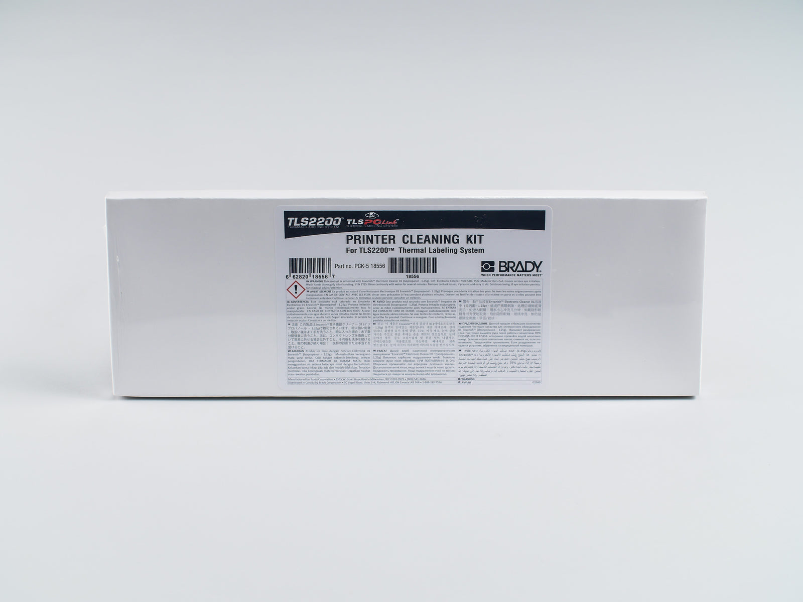 PCK-5, Printer Head Cleaner Kit, 5/Cleaner Cards, Each