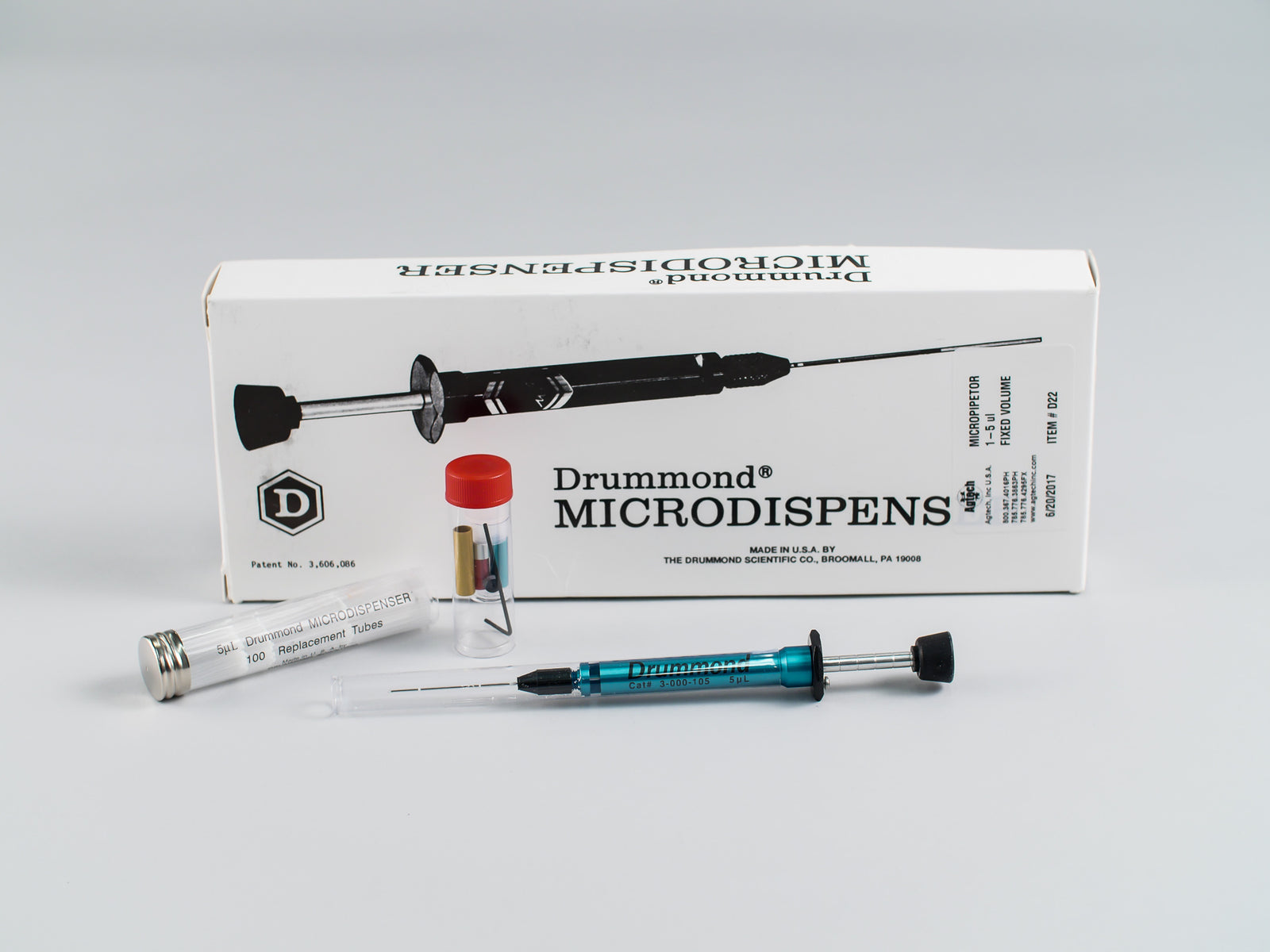 Microdispenser, 1-5ul, Fixed Volume, Each